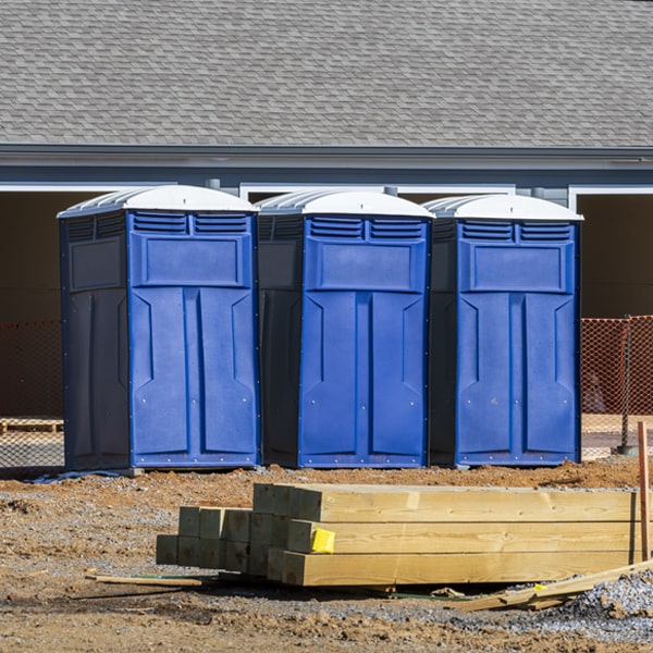 what is the maximum capacity for a single porta potty in Gorin